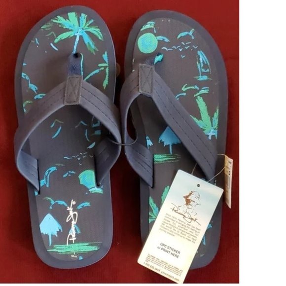 Panama Jack Shoes Mens Panama Jack Beach Palm Flip Flops Size Xl 2